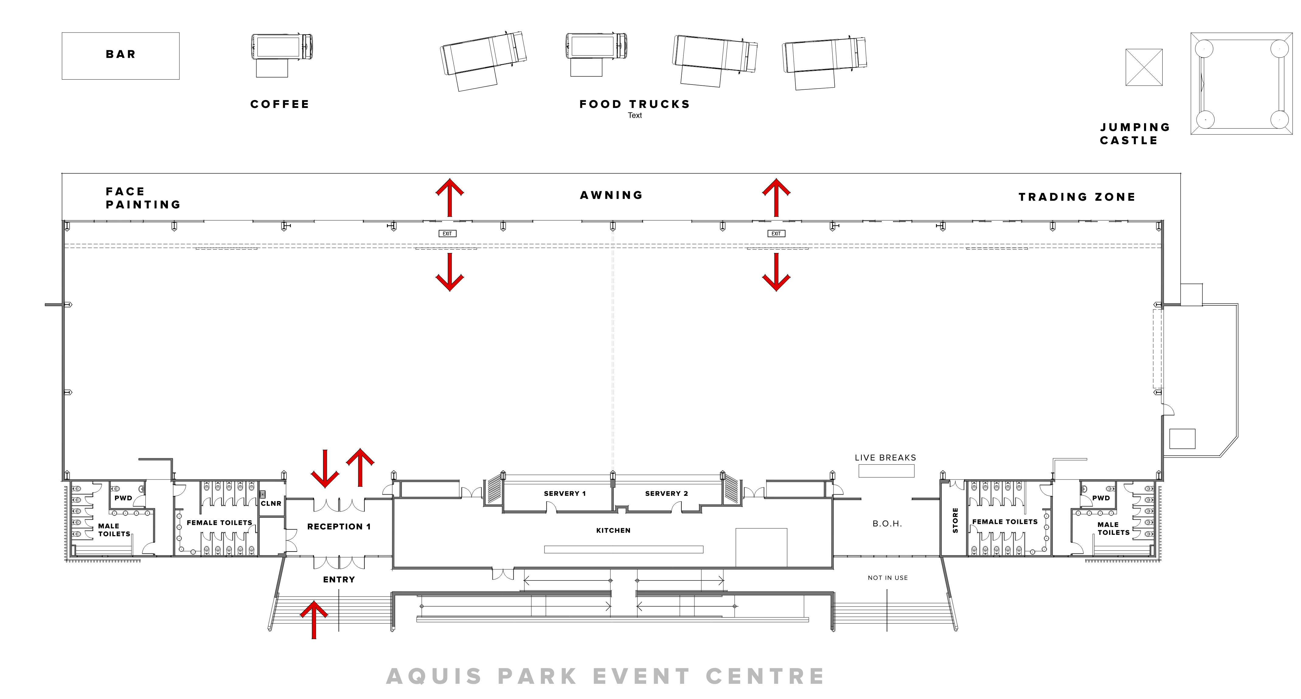 Gold Coast vendor floor plan